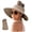 Khaki, variant on Daolelai Women's Foldable Sun Hat with Wide Brim