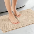 thumbnail image 2 of NOMADIC NOOK 2 Pcs Solid Bathroom Rug, Soft Plush Bath Mat Khaki 20" x 32", 2 of 6