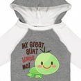 thumbnail image 4 of Inktastic My Great Aunt Loves Me- Cute Turtle Boys or Girls Long Sleeve Baby Bodysuit, 4 of 5