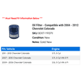 thumbnail image 2 of Oil Filter - Compatible with 2004 - 2012 Chevy Colorado 2005 2006 2007 2008 2009 2010 2011, 2 of 2