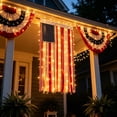 thumbnail image 5 of Illuminated Flagpole Banner with Built in LED Lights for Outdoor Display Heavy Duty Wind Home Garden Commercial Use, 5 of 5
