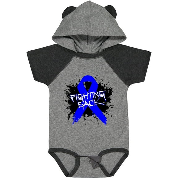 Inktastic Colon Cancer Fighting Back Boys or Girls Baby Bodysuit