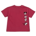 thumbnail image 6 of Disney Mickey Mouse Big Boys' 3-Pack Short Sleeve T-Shirts Beige Burgundy Blue, 6 of 7
