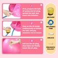 thumbnail image 6 of Yagud Yoga Ball Exercise Ball Stability Ball Pilates Ball, 25-Inch Anti-Burst Anti-Slip Workout Ball for Home Fitness, Physical Therapy, Pregnancy Birthing & Office Chair, 6 of 9