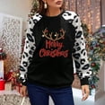 thumbnail image 3 of Women's Long Sleeves Shirts Tops Christmas Printed Sweatshirts Crew Neck Tunic Shirts, 3 of 4