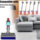 thumbnail image 4 of Washing Brush for Dyson V7 V8 V10 V11 V15 Electric Mop Head Wet and Dry with Green Light Cleans and, 4 of 5