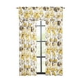 thumbnail image 4 of Achim Poppy Field Floral Rod Pocket Room Darkening Curtain Panel, Grey, 50" x 63", 4 of 6