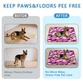 thumbnail image 6 of 48"x48" Multi-Use Washable Dog Pee Pads, Geometric & Leopard Print Reusable Potty Pads with Non-Slip Backing for Crates.(Texture/leopard /Geometry, 24" x35" ), 6 of 8