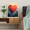 thumbnail image 5 of Qisvanset 12x16 Inch 2D Flat Framed Canvas Art, Valentine Love Theme Cute Romantic Home Bedroom Wall Art Decor, 5 of 5