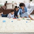 thumbnail image 6 of Shag Area Rug, Soft Fluffy Area Rugs for Living Room Bedroom Decor Carpet, Light Gray, 6 of 6
