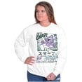thumbnail image 4 of Purple Smurfs GNAP Manga Cartoon Sweatshirt for Men or Women Brisco Brands M, 4 of 6
