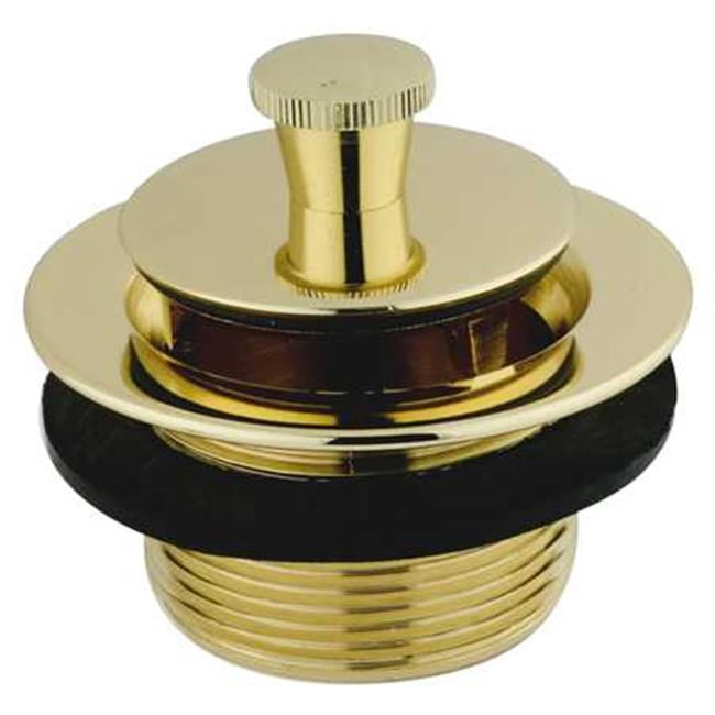 Lift & Lock Bath Tub Drain Polished Brass