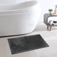 thumbnail image 3 of Mineral Spring Brookside Bath Tufted Polyester Bath Rug, Grey Eclipse, 20" x 32", 3 of 7