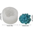 thumbnail image 2 of Nvzi Molde de silicona con forma de flor de hortensia para velas, jabón, fondant, chocolate, dulces, decoración de pasteles, arcilla de resina, herramientas para hornear y repostería., 2 of 5