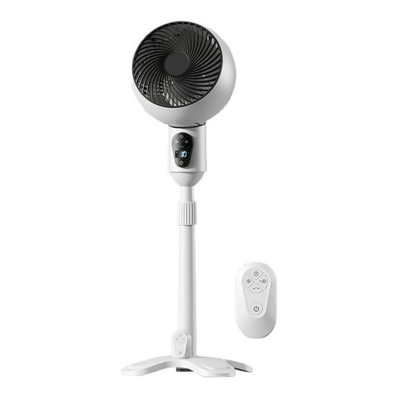 A Air Circulator Fan Usb Floor Stand Fan Charging Remote Control Oscillation For Home Office Use