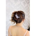 thumbnail image 4 of AMANDA - Peigne à Cheveux MARQUISE CZ LEAF en Argent, 4 of 5