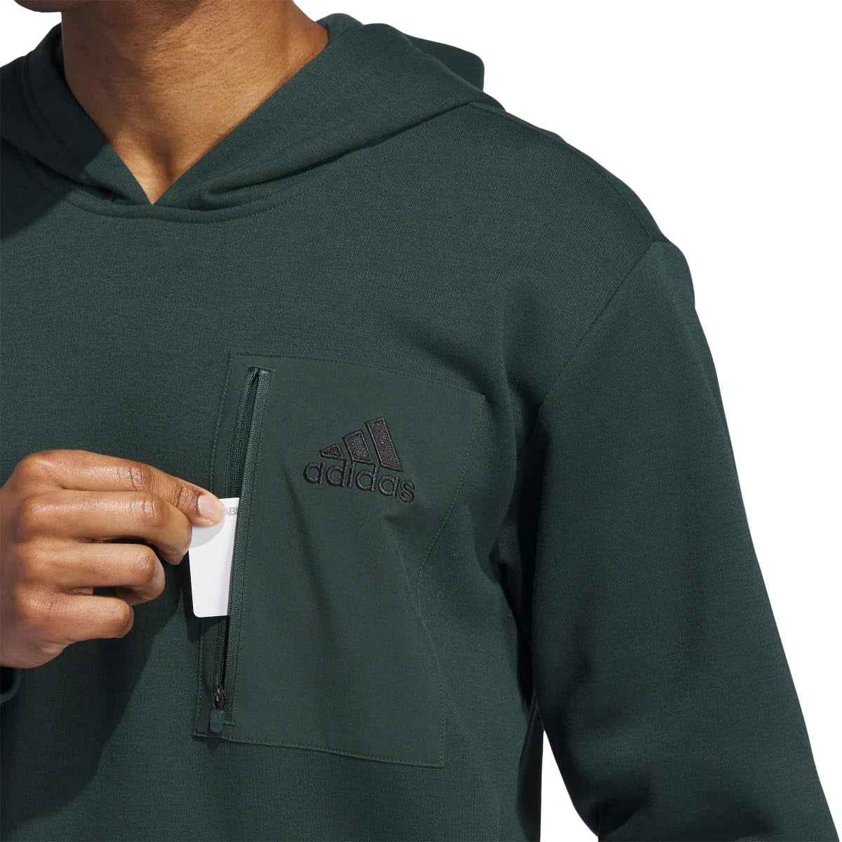 adidas Men�s Regular Fit Kangaroo Pockets Hoodie - Green (Shagrn), XX-Large