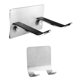 thumbnail image 1 of 2pcs Secador de pelo Soporte de pared Montado en la pared Secador de pelo de acero inoxidable Organizador, 1 of 6