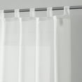 thumbnail image 3 of Mainstays Semi-Sheer Kitchen Tier Set, 3-Piece, White, 56" W x 36" L, 3 of 5