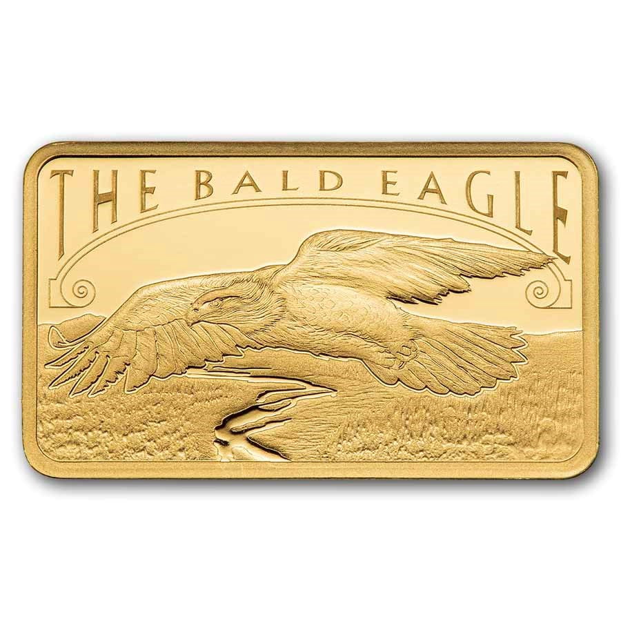 PAMP America the Free - Bald Eagle 5g Gold Bar - In Assay