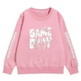 thumbnail image 3 of Girls Athletic Hoodies Cozy Sweatshirts for Active Kids Casual Graphic Pullovers Everyday Wear for Girls, 3 of 3