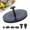 thumbnail image 4 of Solar Bird Bath, Anti Blocking Floating Fountain Pump  For Garden Pools Swimming Pools, Etc, 4 of 8