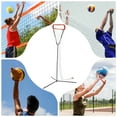 thumbnail image 4 of Volleyball Training Net Frame Volleyball Practice Net Volleyball Training Equipment with 88.58-129.92in Adjustable Height and Angle Excellent Sports Initiation Partner, 4 of 26