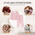 thumbnail image 7 of Kdxio Pig Polka Dot Women's Pajama Sets Long Sleeve Button Down Sleepwear Nightwear Soft Pjs Lounge Sets-XX-Large, 7 of 7