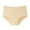 Yellow, variant on Diufon Cotton Underpants for Women Stripe Full Cover Panties Elastic High Waist Briefs