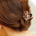 thumbnail image 7 of JIRIS 2 Pcs Hair Claw Clips Medium 3.5 Inch Banana Clips Hair Jaw Clips Tortoise Barrettes Celluloid French Design Barrettes celluloid Leopard Print Clip Accessories for Women Girls, 7 of 7
