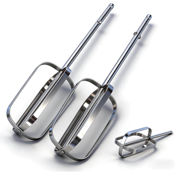 Hand Mixer Attachments - Compatible Beaters for Hamilton Beach 62682RZ, 62692, 62695V, 64699 Mixers - Replacement Parts for Hamilton Beach Hand Mixers