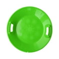 thumbnail image 2 of S SERENABLE Traîneau de Neige Rond avec Poignée Planche de Ski Luge de Neige pour Enfants Vert G, 2 of 9