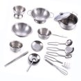 thumbnail image 3 of Juego De Ollas Y Sartenes, El Acero Inoxidable Desarrolla Habilidades De 16 Piezas Y Sartenes Juguetes De Cocina Para Niños Accesorios De Cocina Set, 3 of 8