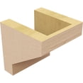 thumbnail image 5 of 5"W x 5"D x 5"H Wide Clemmons Rough Cedar Woodgrain TimberThane Corbel, Primed Tan, 5 of 6