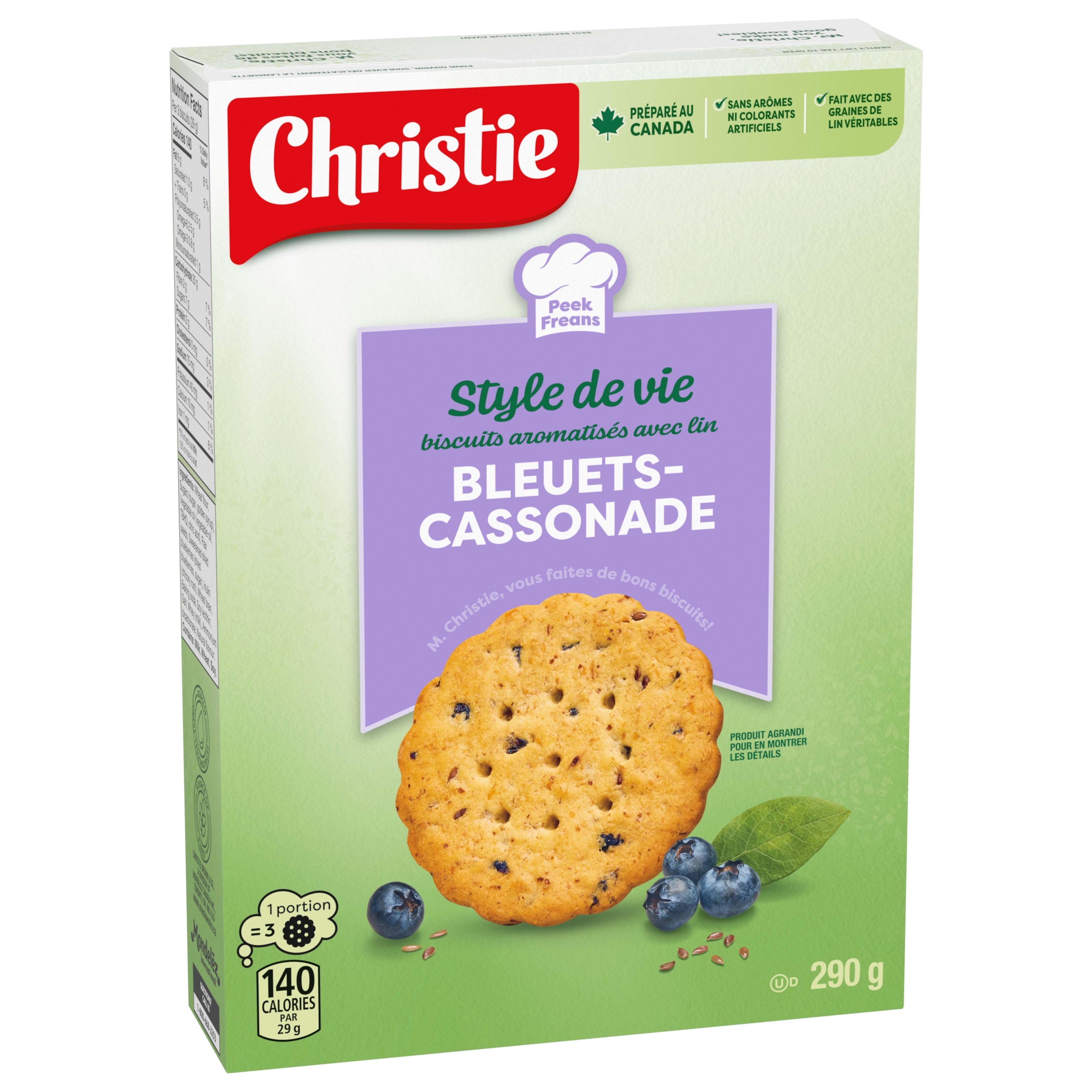 Peek Freans Lifestyle Blueberry Brown Sugar Cookies, Biscuit, 290 g