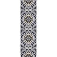 thumbnail image 2 of Addison Rugs Chantille Indoor/Outdoor Transitional Circles Black Washable Runner Rug, 2'3" x 7'6", 2 of 6