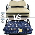 thumbnail image 6 of COEQINE Golf Cart Seat Protector with Fold Design & Carry Handle, Quilted Universal Fit 51.2x30.3 Inch for EZGO/Yamaha/Club Car 2-Seaters, 4-Pocket Storage, Blue Golf Pattern, 6 of 8