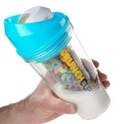 -Portable Cereal Cup Keep Cereal Crunchy Dishwasher-Safe BPA-Free Plastic-