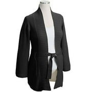 Maternity Belted Sweater Coat