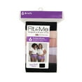 thumbnail image 6 of Fit for Me by Fruit of the Loom Women's Plus Size Cotton Brief Underwear, 6-Pack, 6 of 13