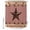 Brown, variant on Shower Curtains for Bathroom, Country Star Farm Waterproof Fabric Shower Curtain, Farmhouse Plaid Texas Vintage Fruit Decorative Bathroom Curtain for Bathtub, 36"x72", No Hooks Included