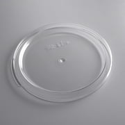 Angle View: Cambro Rfscwc12135 12, 18, 22 Qt. Clear Round Lid For Clear Camwear Containers