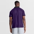 thumbnail image 2 of Men's Fanatics Purple/Black Baltimore Ravens Homerun Raglan V-Neck Polo, 2 of 5