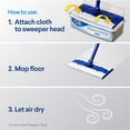 thumbnail image 2 of Clorox® Disinfecting Wet Mopping Cloths, Rain Clean™, 24 Wet Refills, 2 of 9