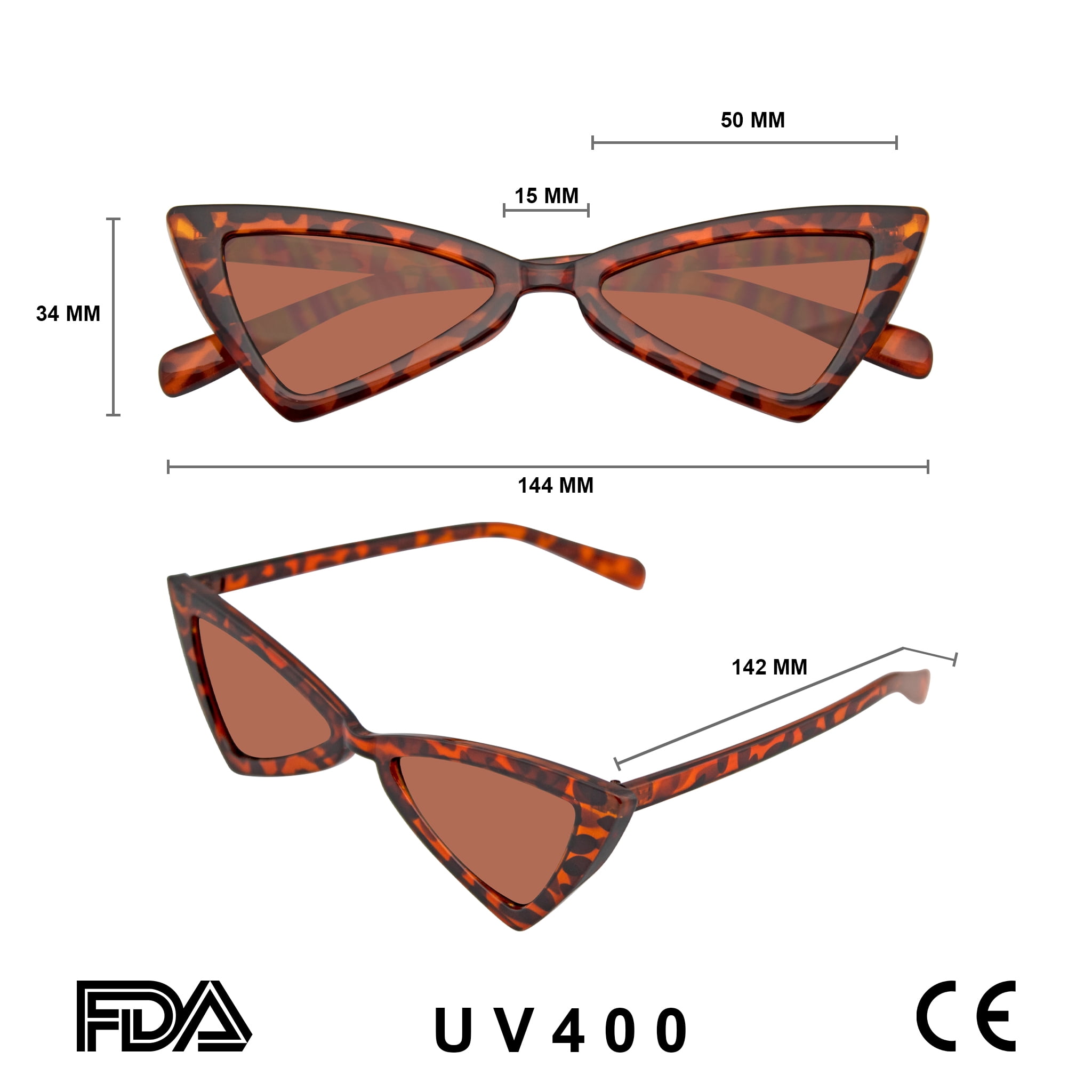 Cheap Women Vintage Cat Eye Triangle Sunglasses UV400 Retro Fashion Eyewear  Glasses | Joom