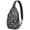 Cartoon Hedgeh, variant on Geometric Boho Chic Travel Sling Backpack Lightweight and Durable, Fashionable Crossbody Shoulder Daypack for Hiking
