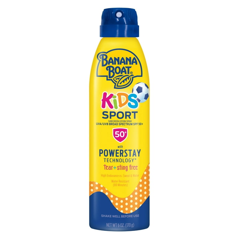 Banana Boat Kids Sport Sunscreen Spray Lotion SPF 50, 6oz HSA/FSA