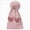 A56-Pink, variant on Hessimy Kids Heart Pattern Knit Pom Pom Beanie,Cute Winter Warm Folded Cuffed Hat for Girls