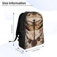 thumbnail image 4 of Fuzoiu Vintage Dragonfly Artwork Print Laptop Backpack,Work Business Backpacks, Large Capacity Nurse Bag College Bookbag for School, Waterproof Casual Daypack for Travel, 4 of 8