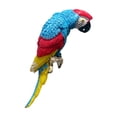 thumbnail image 1 of Ximing Bird Miniature Figurine Aquarium Decor Background Collectible Mini Statue Realistic Creative Flower Pot Decor Tank Decor macaw, 1 of 10